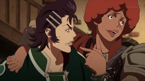端正な顔立ちのアニメキャラ