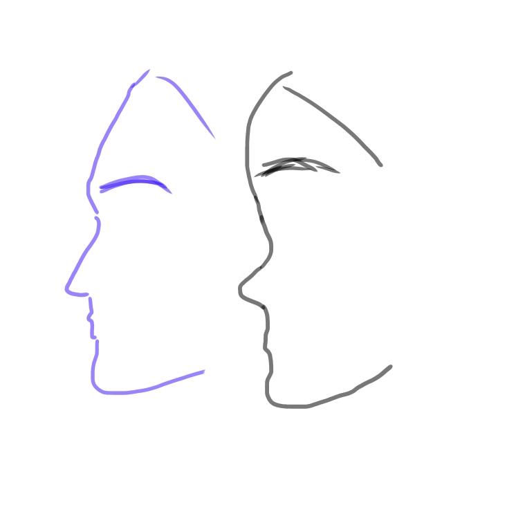 横顔のコンプレックス