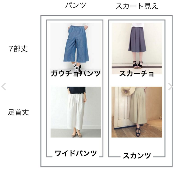 ガウチョパンツってこの夏履いても大丈夫?