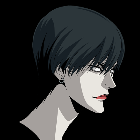 端正な顔立ちのアニメキャラ