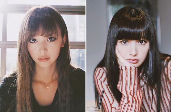 鈴木えみ、お人形さんのような黒髪ぱっつん＆赤リップ姿にファン絶賛