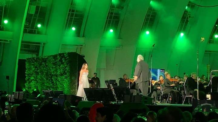 ?ᶤᔕｗΔＹ８ʘ on Instagram: “All that it will cost you is YOUR VOICE!!!! @leamichele NOW SING! #chills #leamichele @hollywoodbowl DYING INSIDE, so happy @hollywoodbowl…”