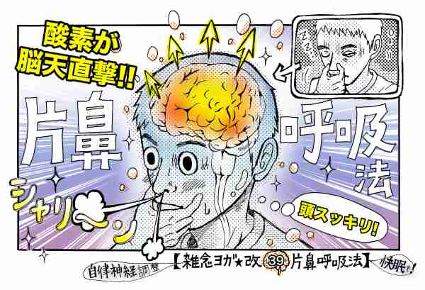 やる気が出ないときはコレ！「片鼻呼吸法」で頭スッキリ、快眠にも！ - いまトピ