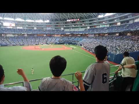 20190528 関西ﾎｰｸｽ新ﾁｬﾝｽﾃｰﾏ｢令和｣【試合では初披露】9回表　福岡ｿﾌﾄﾊﾞﾝｸﾎｰｸｽ@京ｾﾗﾄﾞｰﾑ大阪･外野自由席ﾚﾌﾄ下段【KANSAI CLASSIC 2019】 - YouTube
