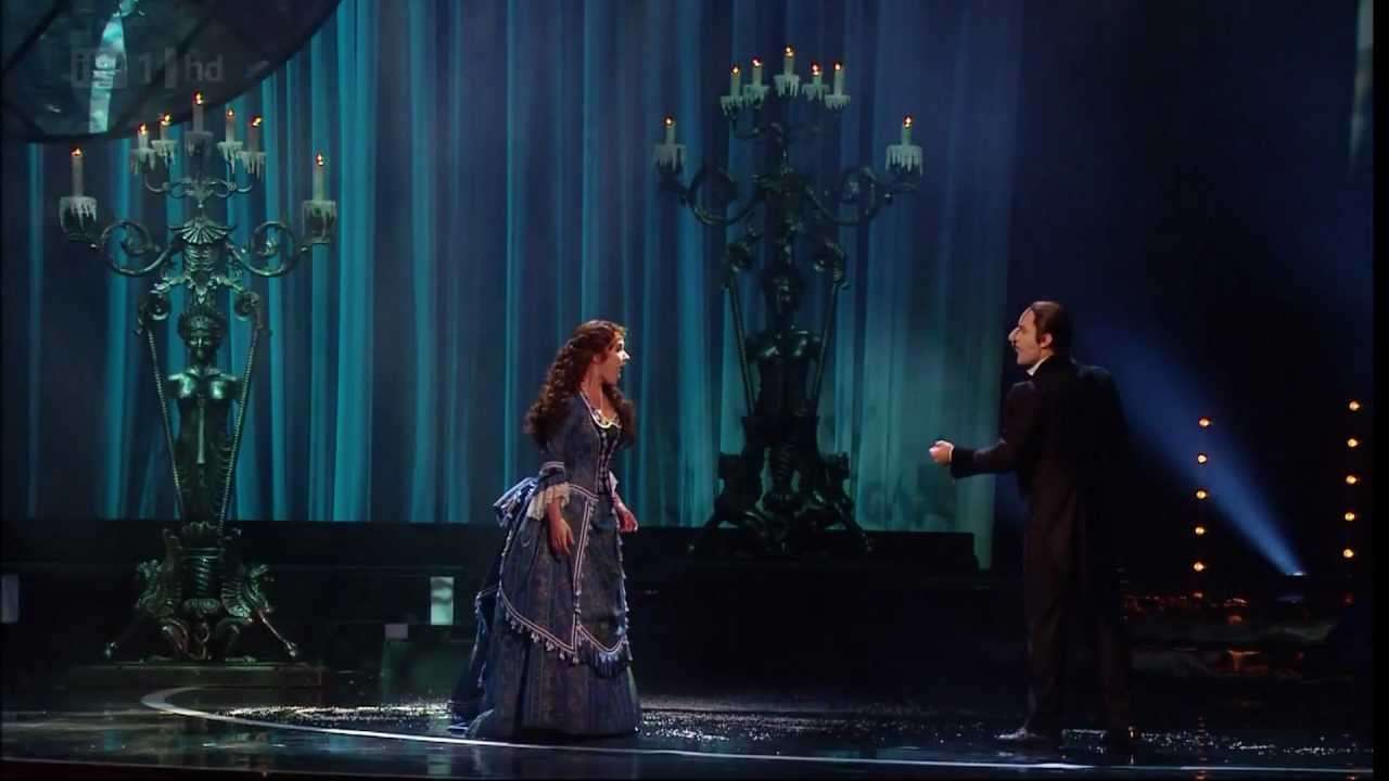 Phantom of the Opera - Sierra Boggess & Ramin Karimloo (Classic BRIT Awards 2012) - YouTube