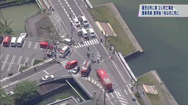 園児事故 衝突後1秒以内に列に|NHK 滋賀県のニュース