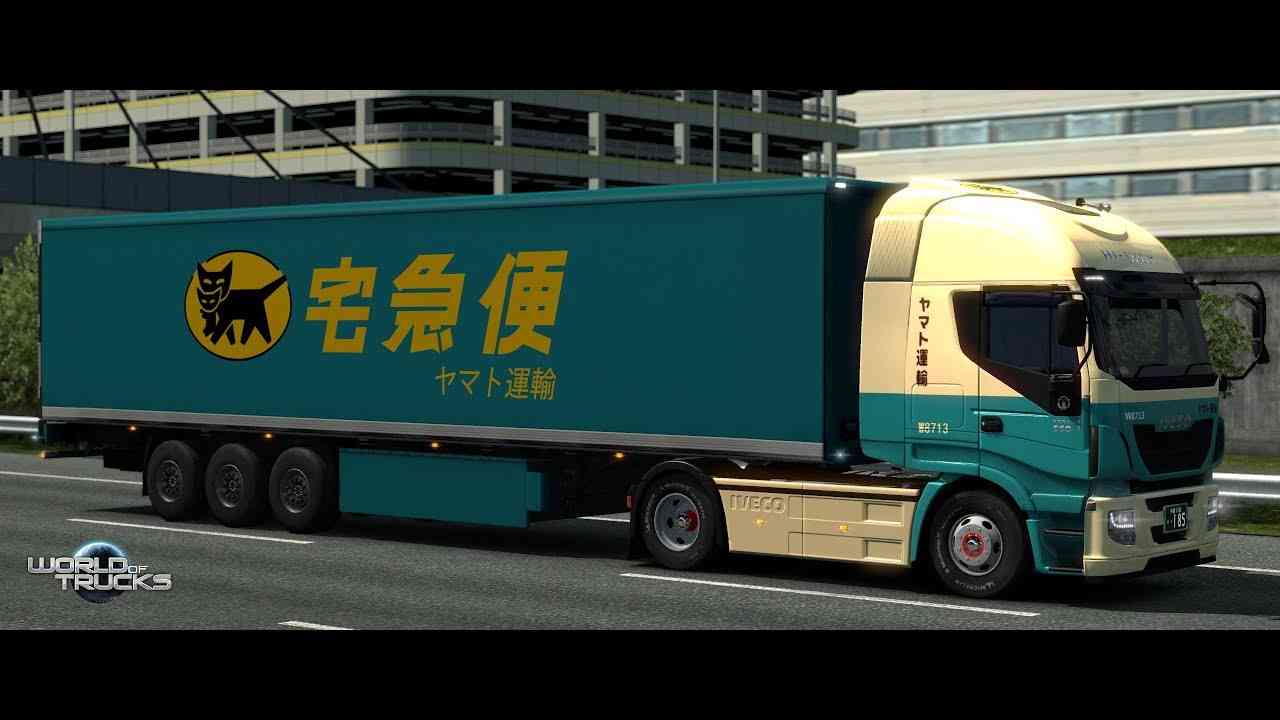 [ETS2] 315 横浜 (JPN) ～ 東京 (JPN) | Iveco Stralis Hi-Way 日本仕様 でクロネコヤマトの宅急便 - YouTube