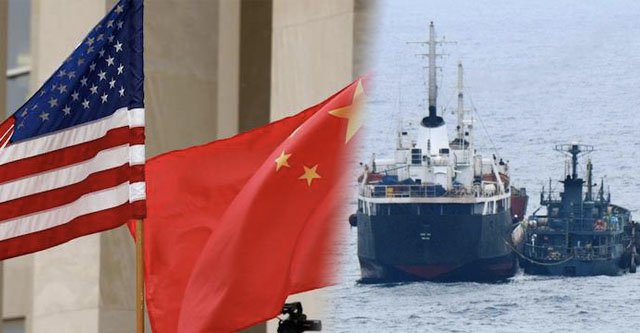 米国、会談の冒頭で北「瀬取り」写真３２枚を本にして中国側に突き付ける…