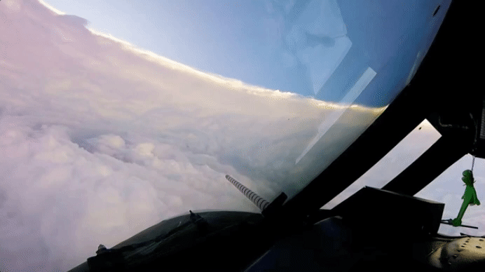 台風の目に入ったことある人