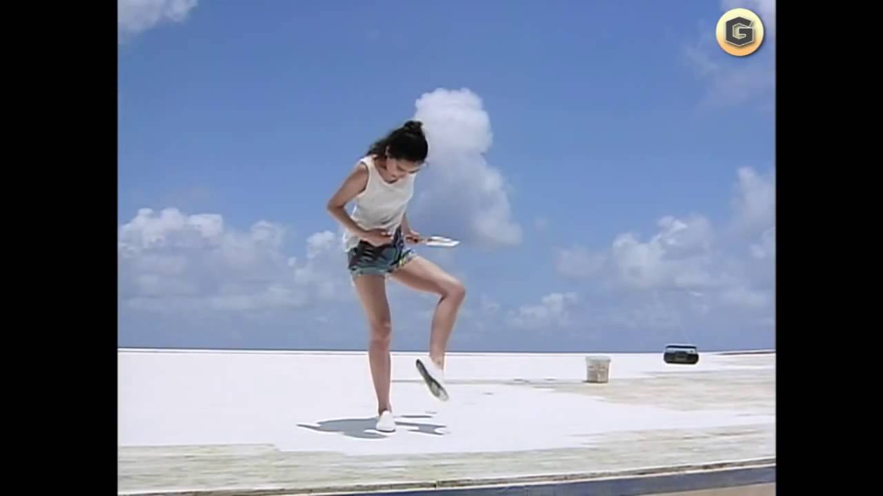 大塚製薬 ポカリスエット CM 一色紗英 1994年 瞳をそらさないで - YouTube