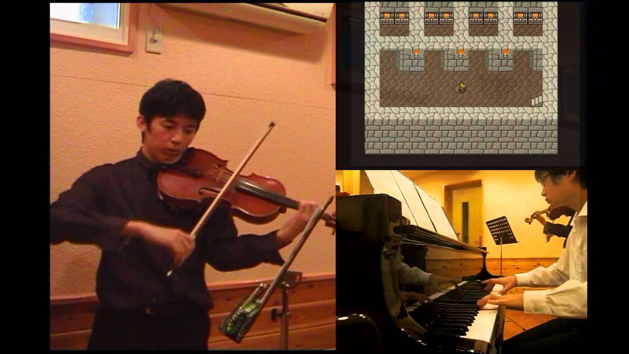 FF4より「トロイア国」をヴィオラとピアノで演奏 - YouTube