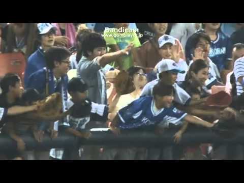 ボール争奪戦　横浜DeNAベイスターズ対中日ドラゴンズ - YouTube