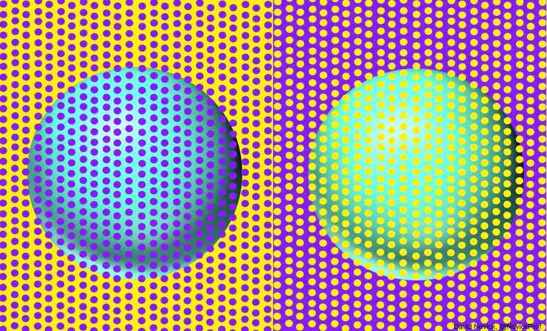 【錯視】このどうみても青と緑にしか見えない二つの球体にとんでもない真実が判明!