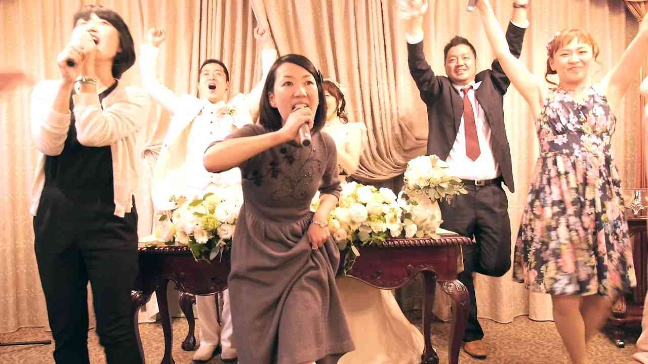 こんな余興みたことない！ぺーちゃんとまきちゃんの結婚式余興（フラッシュモブ） - YouTube