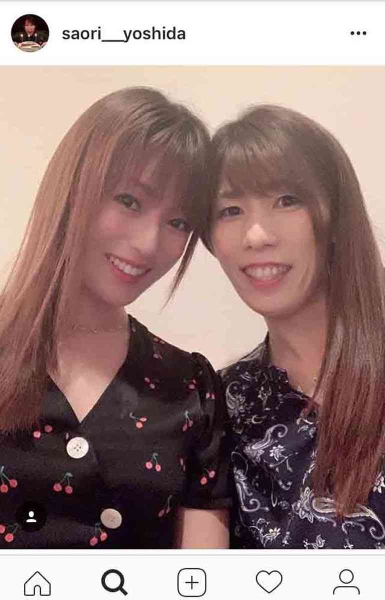 深田恭子、吉田沙保里さんと「無敵ピンク」で2ショット「おふたりとも美人さん」「似てきた」の声