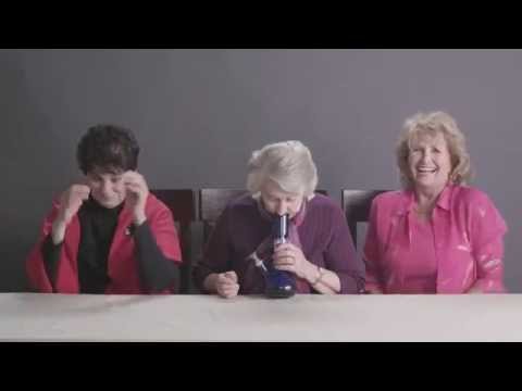 grandmas smoking weed for the first time - YouTube