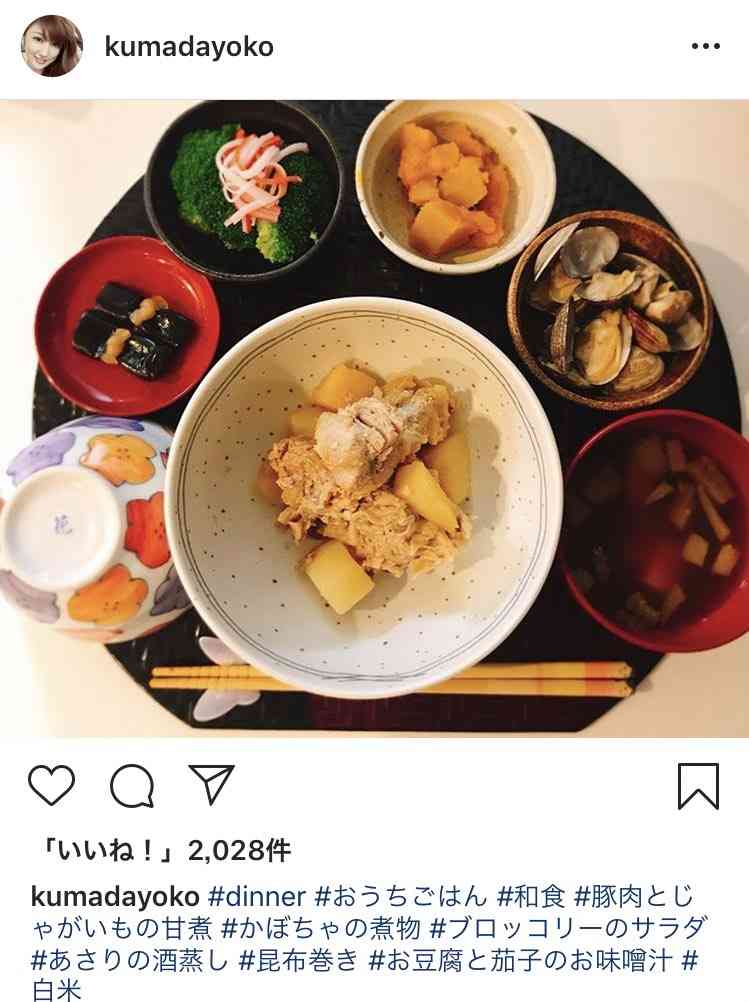 熊田曜子 夫からの