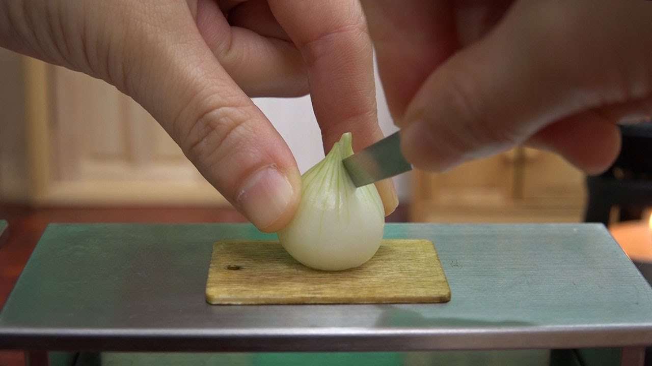 Mini Food　Curry and Rice 食べれるミニチュア　カレーライス - YouTube