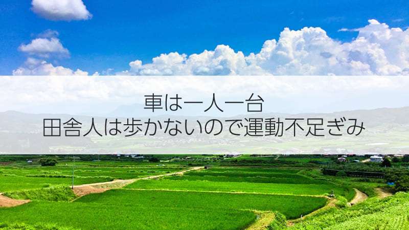 苦痛じゃない徒歩の距離