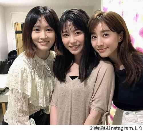 前田敦子・田中みな実・横山由依の美人3ショット