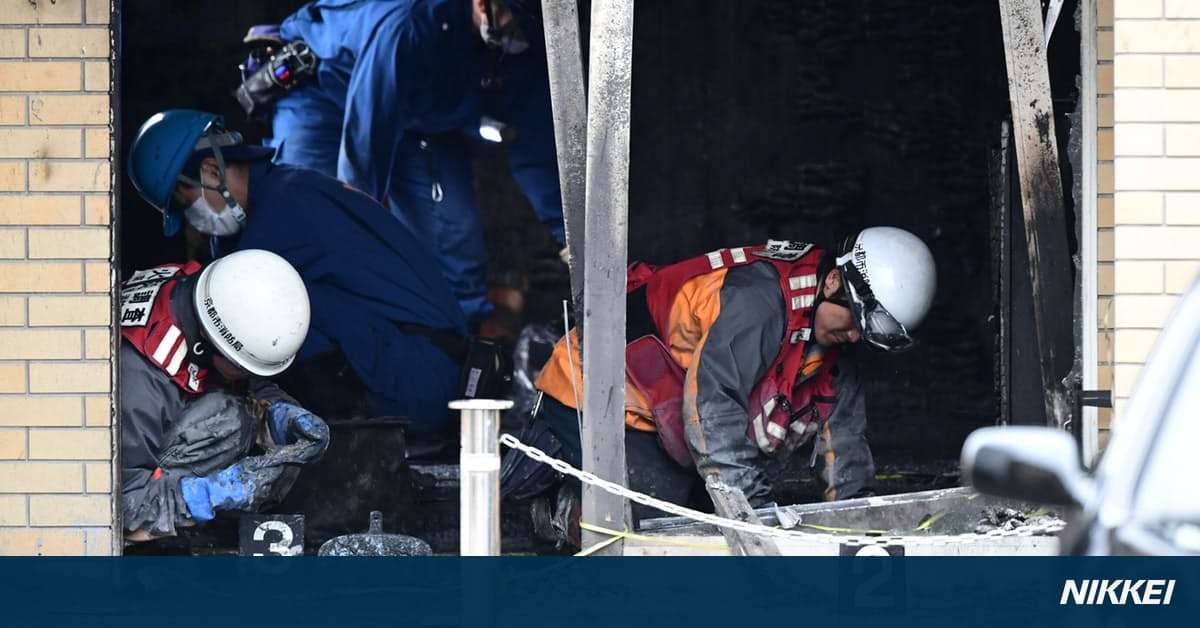 事件前日、京アニ近くに滞在か　放火で確保の容疑者: 日本経済新聞