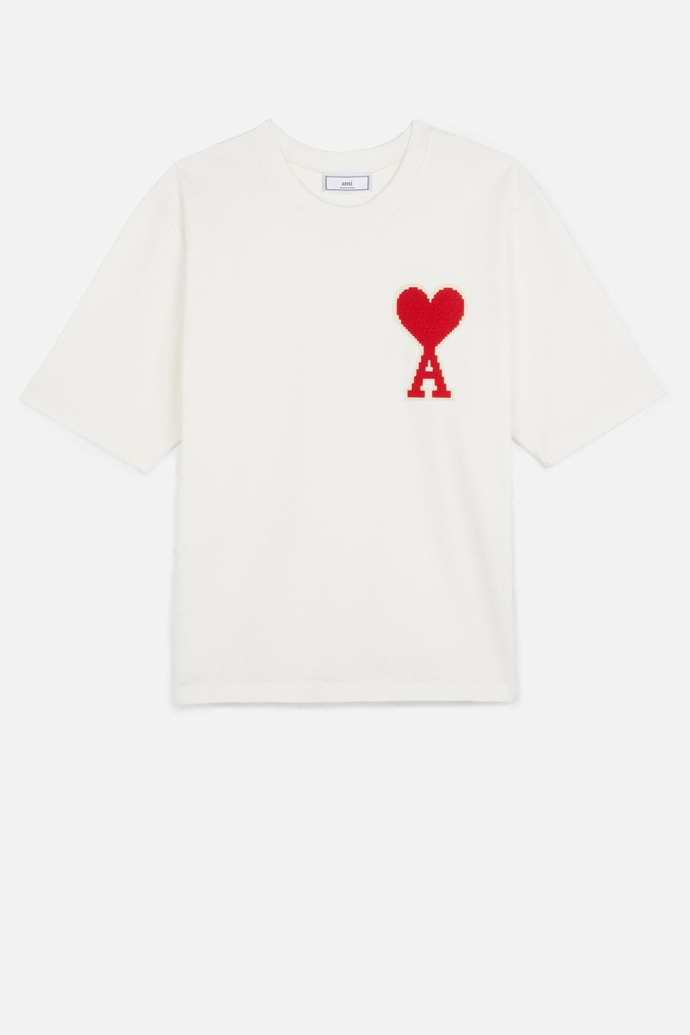 ビッグ AMI DE COEUR パッチ Tシャツ  - AMI Alexandre Mattiussi