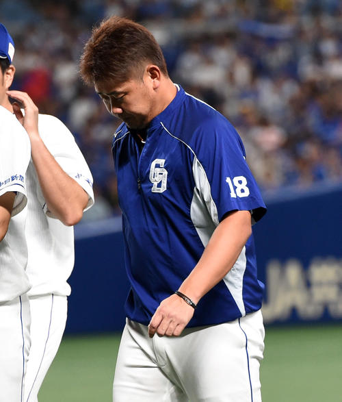 【プロ野球】中日松坂、プロ最短KOで2軍降格「走ってきます」