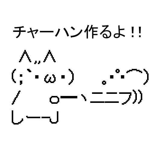 チャーハンレシピ❗🐱