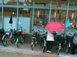 マナーのない自転車運転