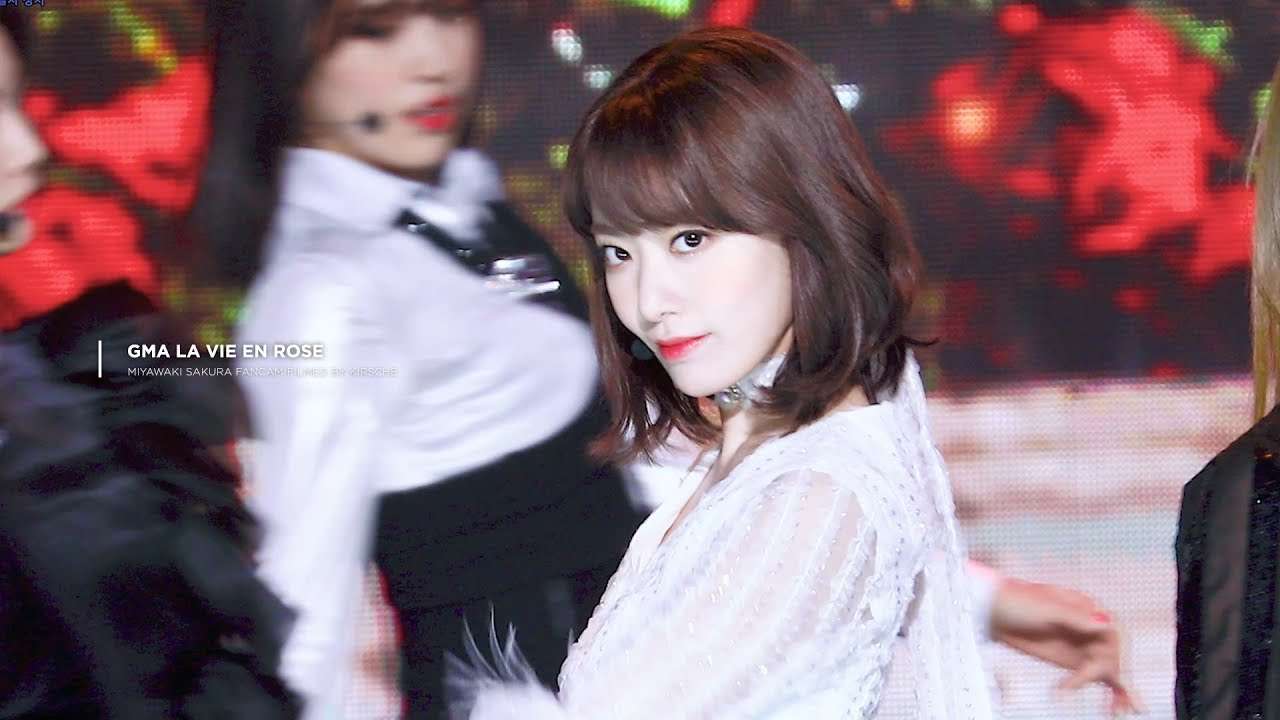 [4K] 190123 가온차트 뮤직 어워드 아이즈원 미야와키 사쿠라 직캠 / GMA La Vie en Rose miyawaki sakura fancam - YouTube
