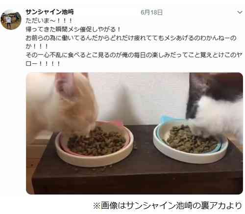 サンシャイン池崎、悪口だらけの“裏アカ”流出