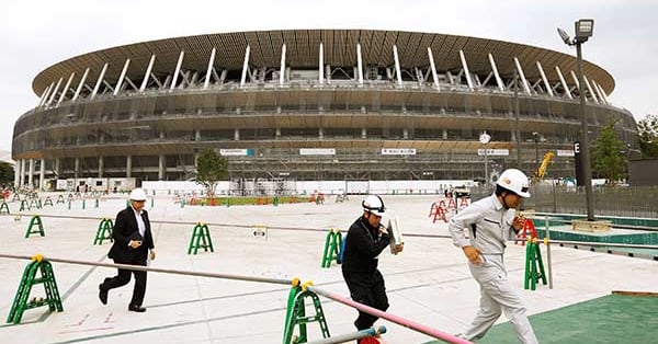報道陣に公開された「新国立競技場」 ネットの反応は「めちゃくちゃ普通すぎる」 | 東スポのスポーツ総合に関するニュースを掲載