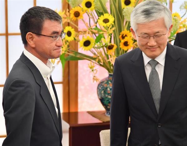 河野外相が“断韓”決断「必要な措置講じていく」　徴用工問題で「ビザ発給厳格化」も （1/2ページ） - zakzak