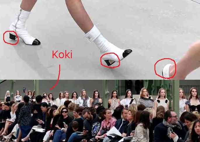 Koki,「また脚の長さが変わった？」　パリへ向かう