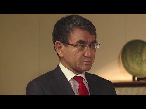 北朝鮮のほほ笑み外交は制裁の効果　河野外相、BBCに - YouTube