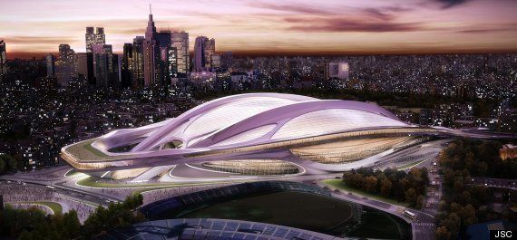 報道陣に公開された「新国立競技場」 ネットの反応は「めちゃくちゃ普通すぎる」