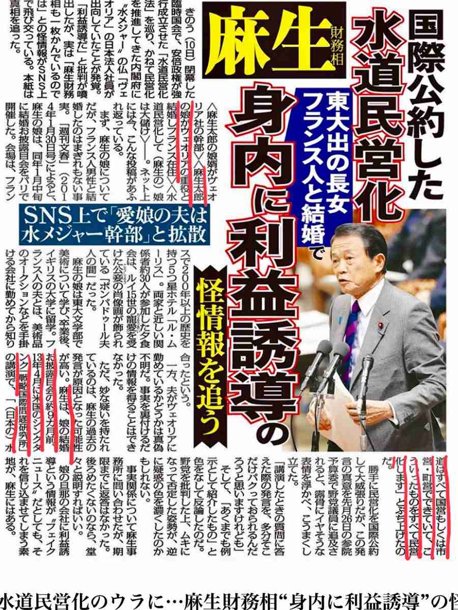 水道の民営化についてどう思いますか?