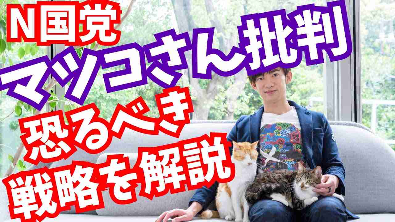 N国党のマツコさん批判に【隠された恐るべき3つの戦略】 - YouTube