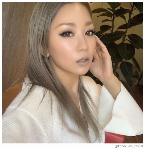 倖田來未、“息子の大嫌いな”メイク顔写真公開で「かわいーと思うんだけどなぁー」