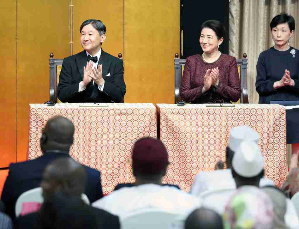 両陛下、野口賞授賞式に＝アフリカ各国首脳が出席（時事通信） - Yahoo!ニュース