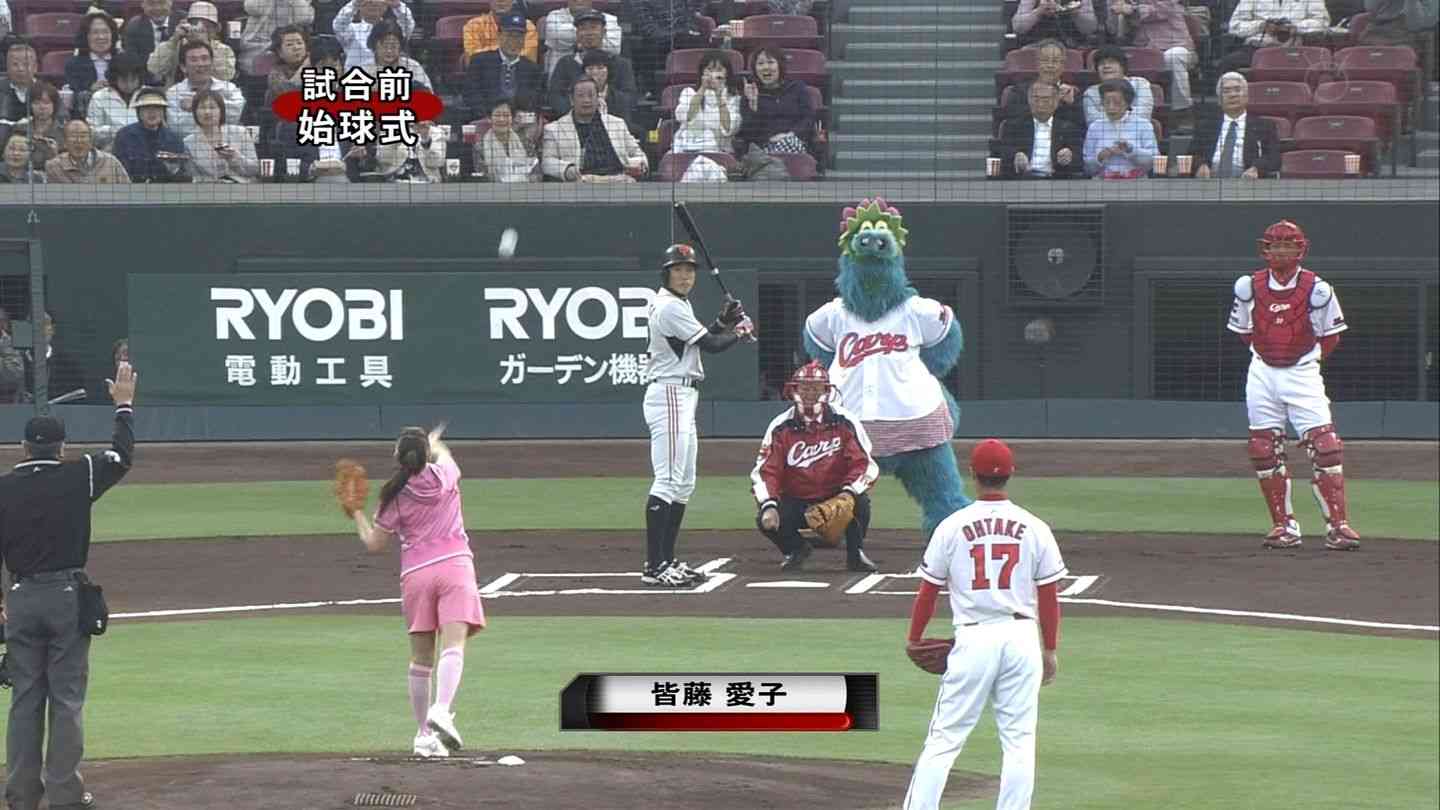 始球式やった有名人が見たい