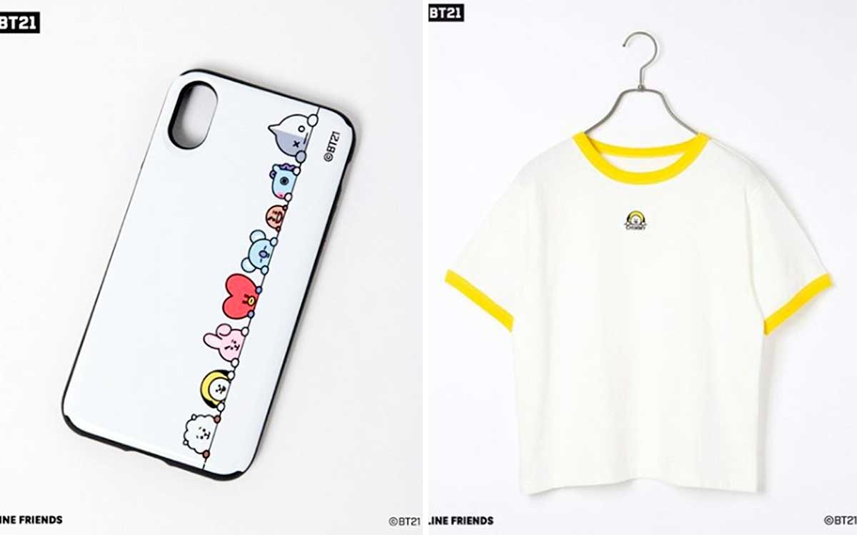 BT21が、人気ファッションブランド「Heather（ヘザー）」とコラボ！ リンガーT、iphoneケースなどがお目見え - KPOP monster