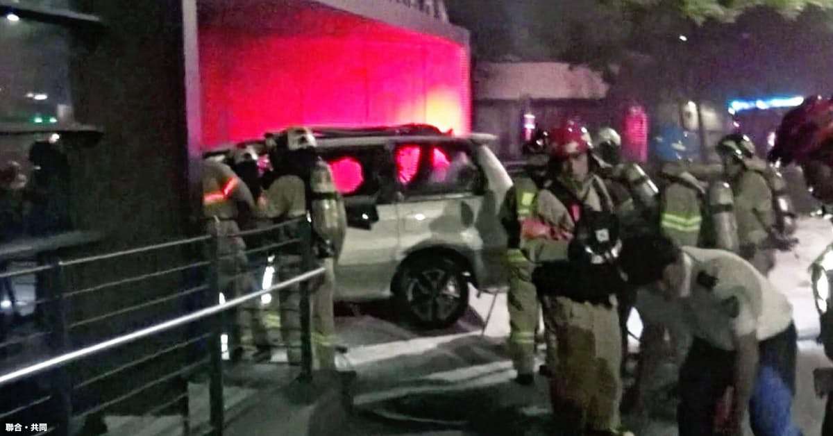 ソウルの日本大使館前で放火の男が死亡: 日本経済新聞