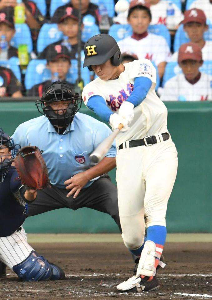 花咲徳栄・菅原「死球ではない」“逆アピール”から本塁打「正々堂々とやりたかった」（デイリースポーツ） - Yahoo!ニュース