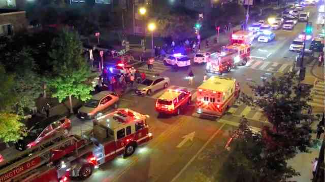 米首都ワシントンで銃撃、7人撃たれ1人が死亡 情報提供に懸賞金