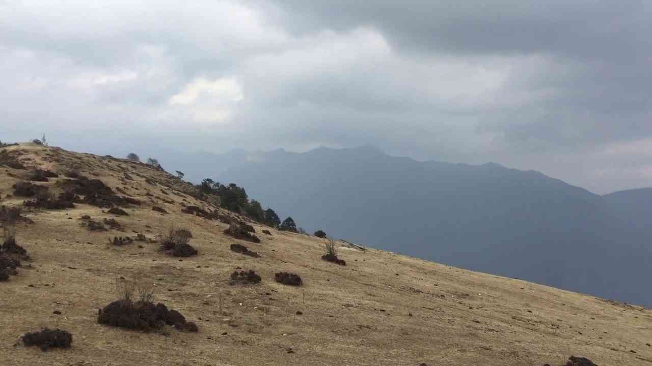 Bhutan Jela Dzong on Trek Route. Druk Path Trekking - YouTube
