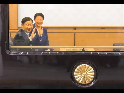 天皇皇后両陛下 令和初お召し列車で茨城へ!! Emperor on the Imperial train - YouTube