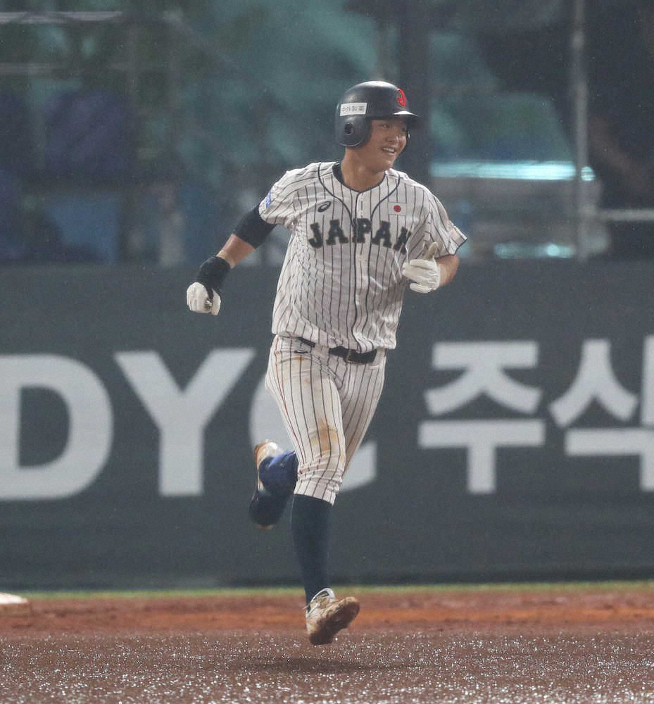 U18　6回にソロの水上　あわや幻？弾に「生きてる？良かった」と安ど― スポニチ Sponichi Annex 野球