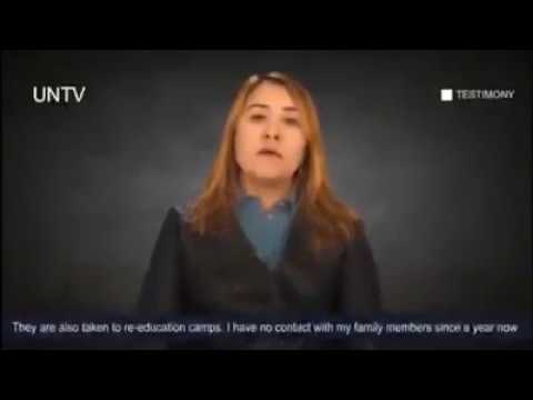 親族が強制収容所に入れられたウイグル人たちの証言 - YouTube