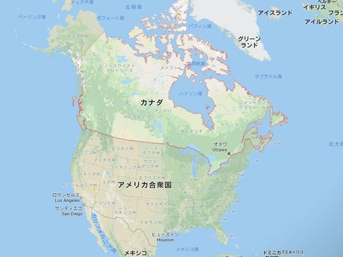 「カナダ人の半分が住んでいる地域を赤で囲ってみた…」衝撃を受ける人が続出:らばQ